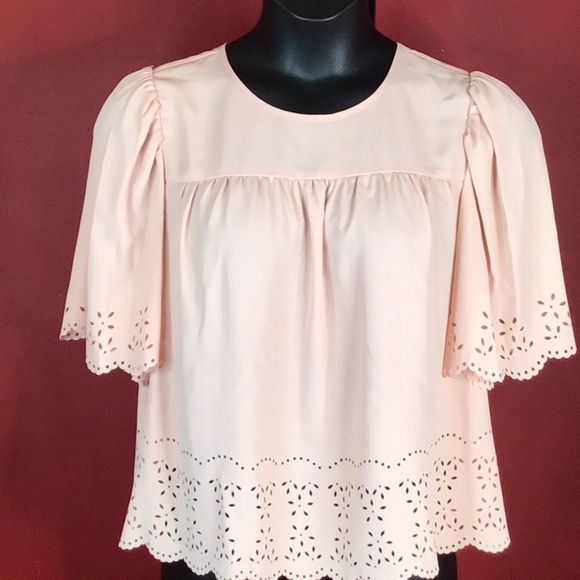 NWT KAARI BLUE SCALLOPED TOP SIZE XL - Picture 1 of 4